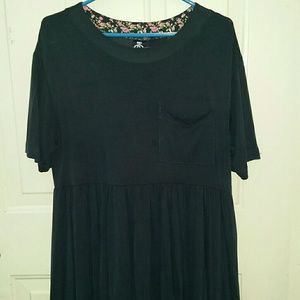 Agnes & Dora Black Kahlo Tunic Dress